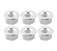 Lot de 6 écrous de barre de guidage pour applications de fixation de barre de tronçonneuse compatibles avec les écrous de verrouillage à bride 503220001