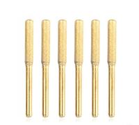 Lot de 6 embouts d'affûtage pour tronçonneuse 4,0/4,8/5,5 mm Plaqués meules pour tronçonneuse électrique avec tige de 3 mm (4 mm)