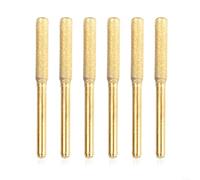 Lot de 6 embouts d'affûtage pour tronçonneuse 4/4,8/5,5 mm Disque dur pour outils rotatifs électriques avec tige de 3 mm (5,5 mm)