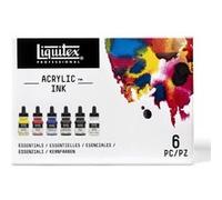 Lot de 6 encres acryliques Liquitex Acrylic Ink 30ml couleurs essentielles