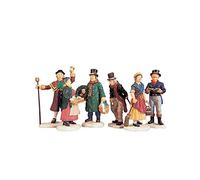 Lot de 6 Figurines de Noël Lemax représentant des villageois