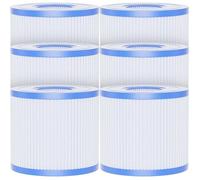 Lot de 6 Filtre de Piscine Compatible avec Type D, P57100102, P57000104, 95mm x 108mm Cartouches Filtrantes de Piscine Hors Sol