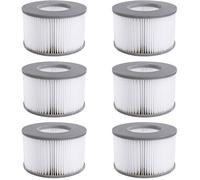 Lot de 6 filtres de rechange pour : filtre pour jacuzzi, accessoires pour MSPA Whirlpool, cartouche filtrante de rechange