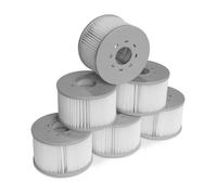 Lot de 6 filtres pour spas gonflables MSPA, Ø106 cm - 6 cartouches filtrantes de rechange pour spas gonflables MSPA.Pa