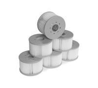 Lot De 6 Filtres Pour Spas Gonflables Mspa V2. Ø106cm - 6 Cartouches Filtrantes De Remplacement