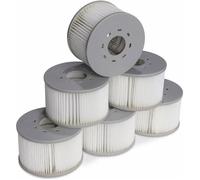 Lot de 6 filtres pour spas gonflables MSPA V2. Ø106cm - 6 Cartouches filtrantes de Remplacement pour Spa Gonflable MSPA[275]