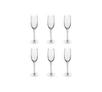 - Lot de 6 Flûtes à Champagne Design "Victoria" 21cl Transparent