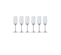 Lot de 6 Flûtes à Champagne ""Orpea"" 16cl Transparent