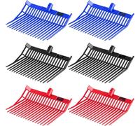 lot de 6 fourches suédoises Fourche à foin - Fourche à fumier en plastique - Outil agricole efficace