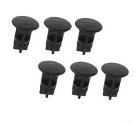 Lot de 6 goupilles de charnière de rechange en plastique pour poubelles 100 L, 120 L, 240 L, pour couvercle de poubelle, fixations pivotantes, conçues pour les réparations de système de charnière de