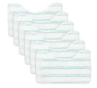 Lot de 6 housses de rechange en microfibre pour balai de salle de bain Leifheit Micro Duo Telescope, raclette de baignoire pour accessoires de rechange Leifheit, housse de serpillère, raclette de