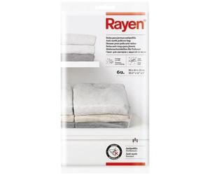 Lot De 6 Housses Pour Pull - RAYEN - Antimites - Senteur Lavande - Transparent