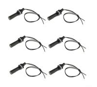 Lot de 6 interrupteurs à flotteur pour contrôle du niveau d'eau - Montage latéral - Utilisation horizontale - Compatible avec les systèmes hydroponiques et de réservoirs d'eau