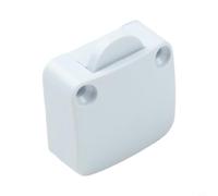 Lot de 6 interrupteurs tactiles pour éclairage de meubles | Armoire de cuisine à activation tactile, boîtier en plastique blanc élégant, armoire 2 A 250 V pour montage blanc noir