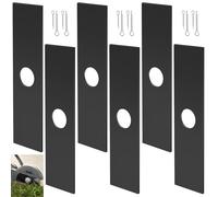 Lot de 6 Lames de Bordure de 19,5 cm (Trou Central de 2,5 cm), pour Ryobi 613223, Craftsman 85719 79240, Echo 720-237-001, Stihl 4133-713-4101, Maruyama 216062. Green Machine 233. 7001. Compatible
