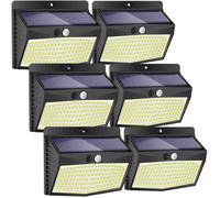 [Lot De 6] Lampe Solaire Exterieur - Peasur - 138 LED - Détecteur de Mouvement - Étanche