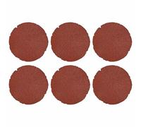 Lot de 6 marchepieds rouges, diamètre 45 x 1,8 cm, en caoutchouc robuste avec surface antidérapante, résistant aux intempéries, résistant au gel, pour terrasse, balcon, cour et bordure de parterres
