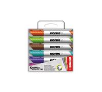 Lot De 6 Marqueurs Pour Tableau Blanc Effaçable - Kores