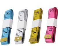 Lot de 6 mètres rubans souples de 150 cm, flexibles, pour la couture