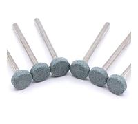 Lot de 6 meules abrasives en carbure de silicium [Ø 10 x 3 mm] pour ponceuse Dremel, Proxxon Accessoires pierre à aiguiser Outil multifonction