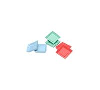 Lot de 6 mini moules a flans - Pastel