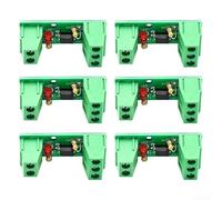 Lot de 6 modules opto-isolateurs avec isolation 3000 V, courant max 50 mA, taille 40,3 x 14,9 mm, large plage de tension 3-24 V pour systèmes de contrôle industriels (24 V)