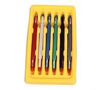 Lot de 6 outils d'enfoncement pour aiguilles de montre en métal avec mécanisme à vis pour trous d'aiguilles de 0,5 à 2,95 mm Outil idéal pour les horlogers et les réparations de bricolage