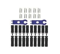 Lot de 6 paires de fiches Mc4 avec 2 clés, fiches solaires 2,5 mm2 ~ 6 mm2, IP67 étanche panneau solaire mâle/femelle pour systèmes
