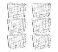 Monstershop Lot de 6 paniers gabions 100x95x30