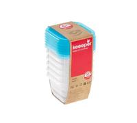 keeeper Boîtes de conservation fredo fresh 90 ml - Lot de 6 petites - Bleu - Congélation