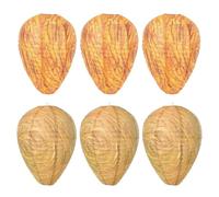 Lot de 6 pièges à guêpes artificiels - Solution de protection efficace pour jardin et terrasse - Facile à installer - Pour la maison et le balcon