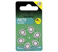 Visiodirect Piles bouton auditives A675/675 - Lot de 6
