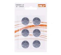 Lot de 6 Piles CR2025 3V, Pile Bouton au Lithium Alcaline