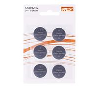 Lot de 6 Piles CR2032 3V, Pile Bouton au Lithium Alcaline
