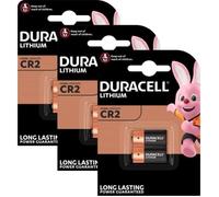 LOT DE 6 piles DURACELL CR2 LITHIUM 3V