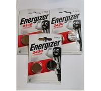 Lot DE 6 Piles Energizer CR2430-3 Blister DE 2 - Lithium 3V