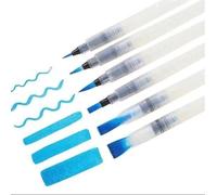 Lot de 6 pinceaux à eau réutilisables pour l'aquarelle et la calligraphie
