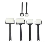 Lot de 6 pinceaux de peinture en éponge pour dessin en mousse pour enfants, fournitures d'art pour projets scolaires et de maison