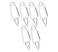 Lot de 6 pinces a escargots - FACKELMANN - Acier inoxydable