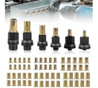 Lot de 6 pinces à insert fileté metal, Metal Ecrou a Sertir pour M3 M4 M5 M6 M8 M10 avec 60 écrous Écrous Riveteuse manuelle