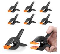 Lot de 6 pinces à ressort de 4,5 pouces (11,4 cm), grande taille