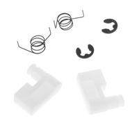 Lot de 6 pinces à ressort pour tronçonneuse 4500 5200 5800 | Ce lot de 6 pinces à ressort en métal fournit des composants de rechange pour un démarrage fluide de la tronçonneuse.