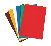 Lot de 6 Planches à Découper en Polyéthylène Flexible 450 x 300 mm - Hygiplas
