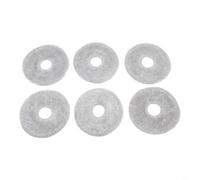 Lot de 6 plaques de balai pour robot MOVA E40 Ultra - Chiffons de nettoyage haute résistance pour l'entretien quotidien des sols durs