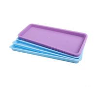 Lot de 6 plateaux de plantes en plastique PP 45 x 16,5 cm