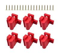 Lot de 6 porte-outils pour organiseur sans fil 12 V/12 V Support mural Vis de stockage d'énergie