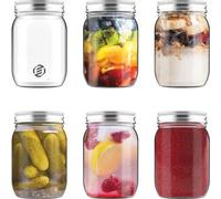 Lot de 6 pots de flocons d'avoine - Pour ton petit-déjeuner