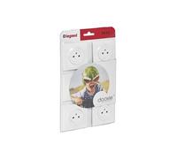 - Lot de 6 prises 2P+T 16A - Dooxie - blanc