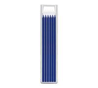 Lot de 6 recharges de porte-mines de 2,8 mm pour le travail du bois pour le marquage, l'ingénierie, le dessin, le dessin, recharges automatiques à pointe longue