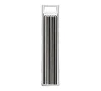 Lot de 6 recharges de porte-mines de 2,8 mm pour le travail du bois pour le marquage, l'ingénierie, le dessin, l'ingénierie, le dessin